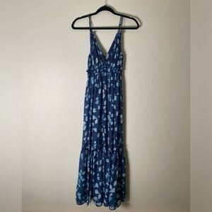 Abercrombie & Fitch Blue Floral Maxi Dress
